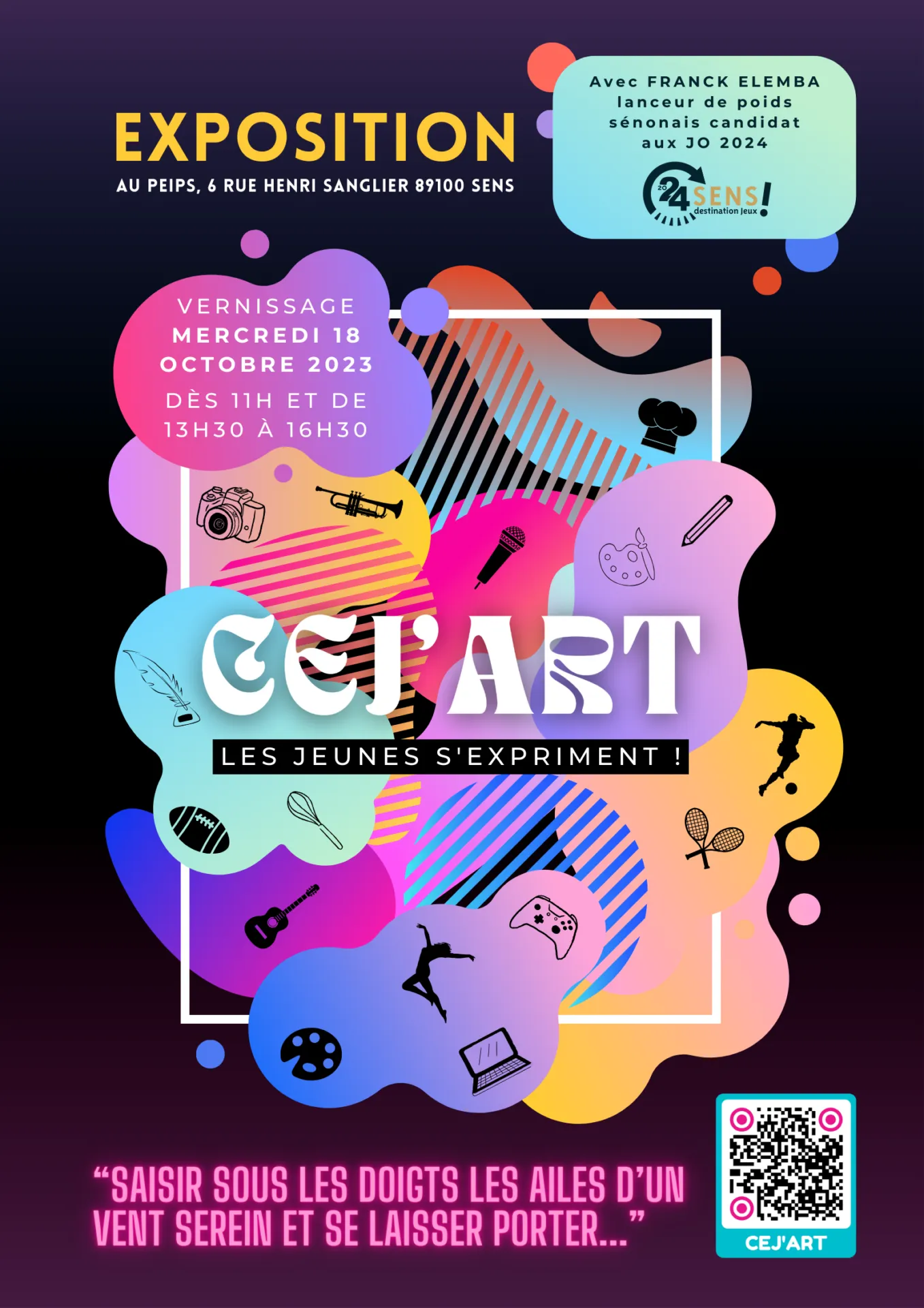 Affiche CEJ ART Évènement