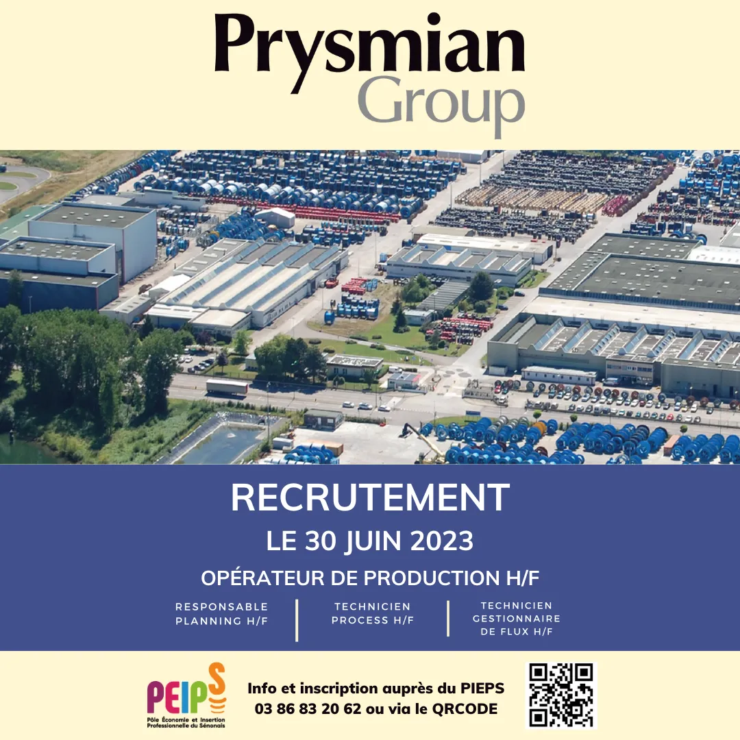 Recrutement PRYSMIAN